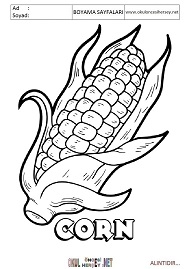 ingilizce boyama sayfaları